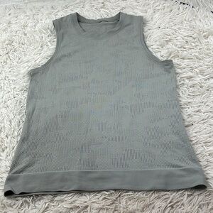Lululemon Swiftly Breathe Muscle Tank Vented Camo Silver Drop / Vapor